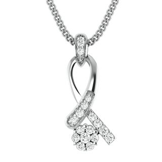 Verner Round Diamond Office Wear Pendant